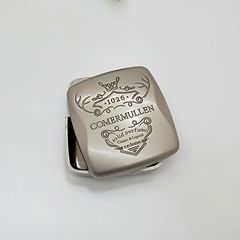 メーカーはスライド式金属香膏ケース亜鉛合金化粧ファンデーションケース固体香膏ケースを専門に生産している