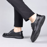 Весенняя кожаная обувь для отдыха для кожаной обуви, большой размер, из натуральной кожи, мягкая подошва, воловья кожа