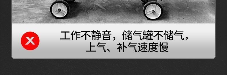 Ruicheng Air Pump Air Compressor Small Air Compressor Oil-Free Silent 220V Woodworking Spray Paint Air Pump
