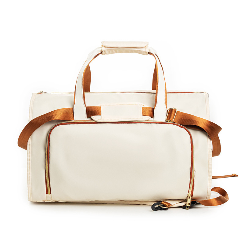 Spot Amazon bolsa de traje de viaje bolsa de ropa convertible bolsa de ropa de almacenamiento plegable resistente al desgaste mochila girable