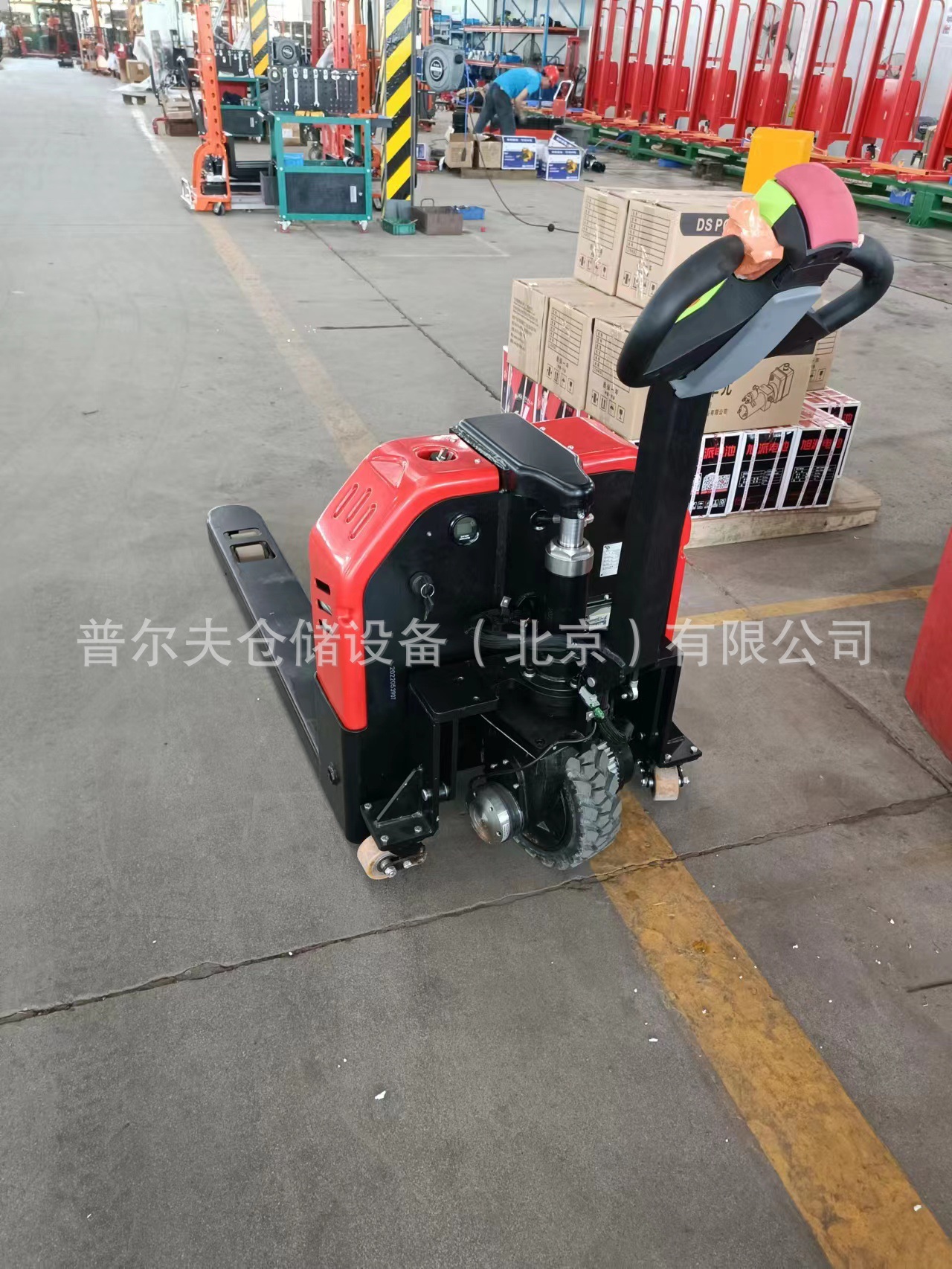 户外型电动搬运车 地牛 工地搬砖 橡胶胎