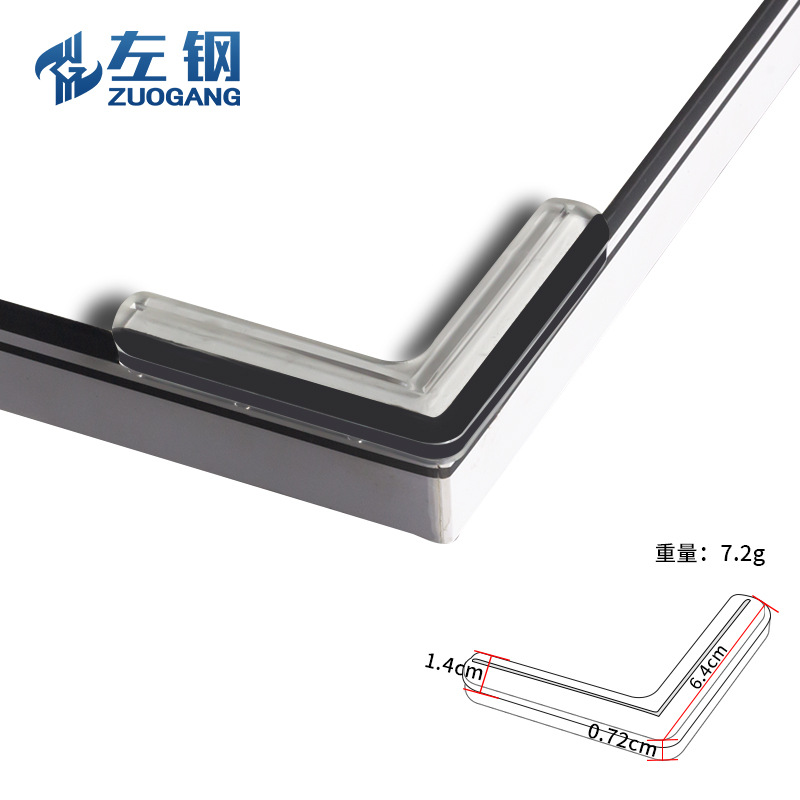 대형 창 코너-투명