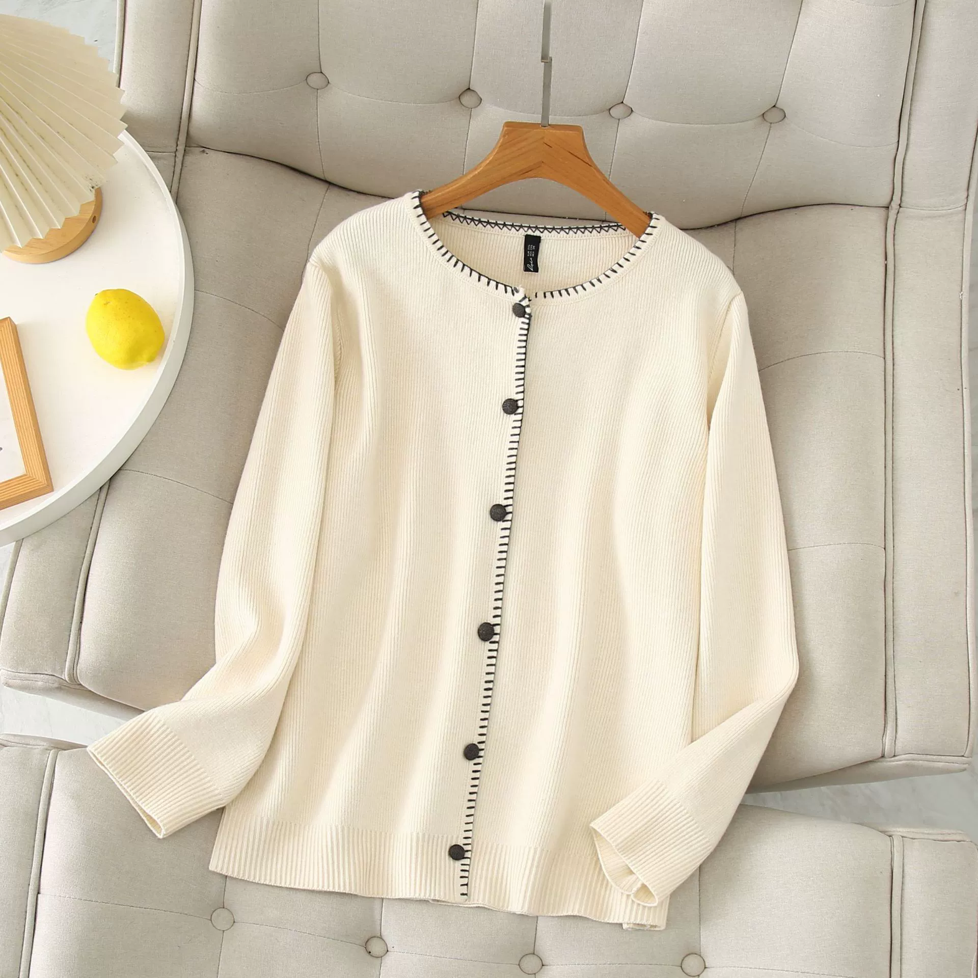 Autumn knitted sweater, cardigan, plus size, Korean style, oversize