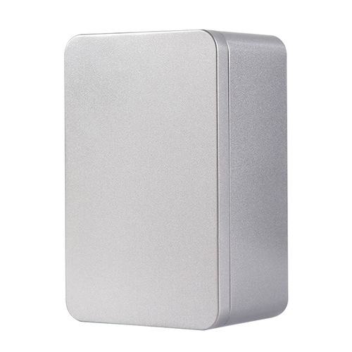 145*93 tea tin can 125g frosted iron unprinted tea tin metal packaging gift box