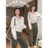 With zipper, short, autumn, thin