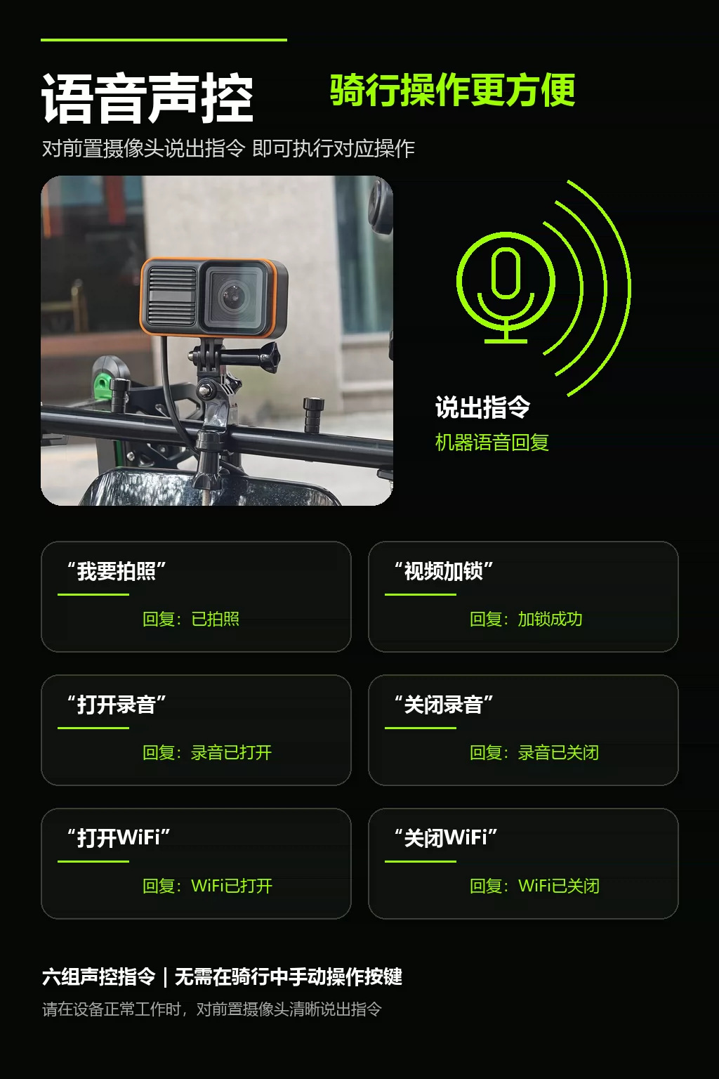 Cross-border 4K Ultra-clear Riding Recorder for Motorcycles and Electric Vehicles, Outdoor Riding Sports Camera, Waterproof with Voice Control