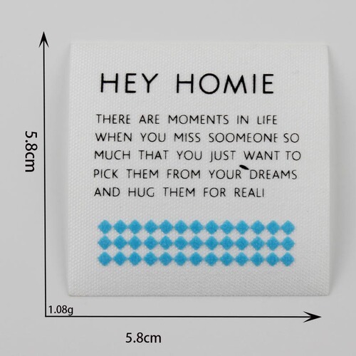 New three-dimensional printing technology cloth label clothing full moon gift blue handmade products luggage hat decoration matching cloth stickers