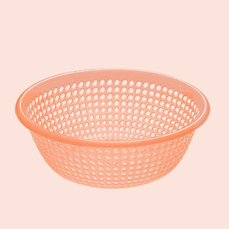 プラスチックふるい排水バスケット大型家庭用野菜洗いバスケット野菜洗いボウル果物洗いふるいキッチン厚みのある果物バスケット|undefined