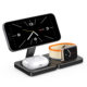 Cross-Border Portable Three-In-One Wireless Charger Mobile Phone Fast Charging Stand Suitable for Apple Watch Earphones Wireless Charging