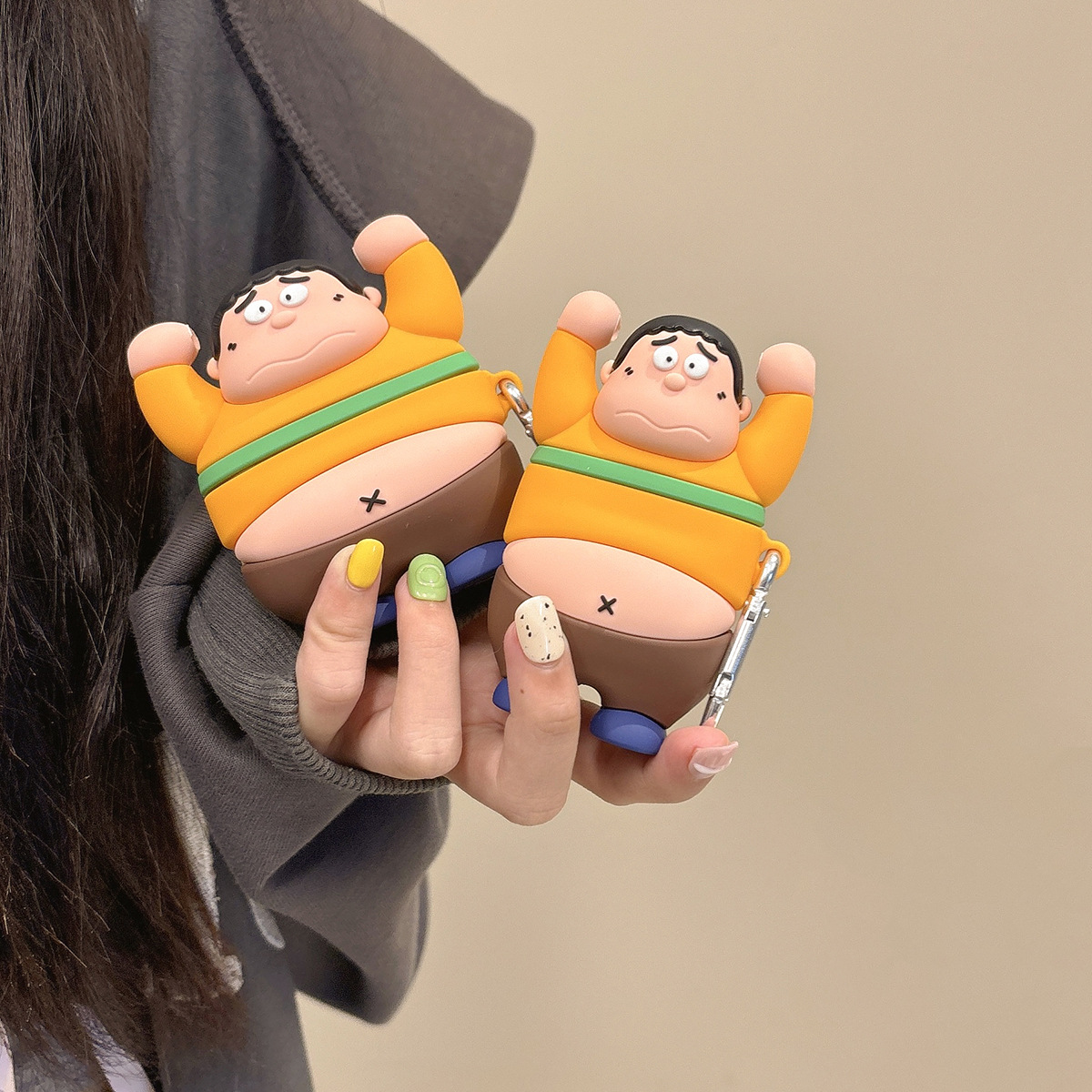 Lifting Fat Tiger Airpods Pro Apple 2 / 3 generación auriculares Bluetooth inalámbricos, cubierta de dibujos animados para perder peso