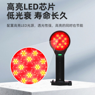FL4830 double-sided position lamp magnetic adsorption red railway power signal lamp retractable warning light GAD103