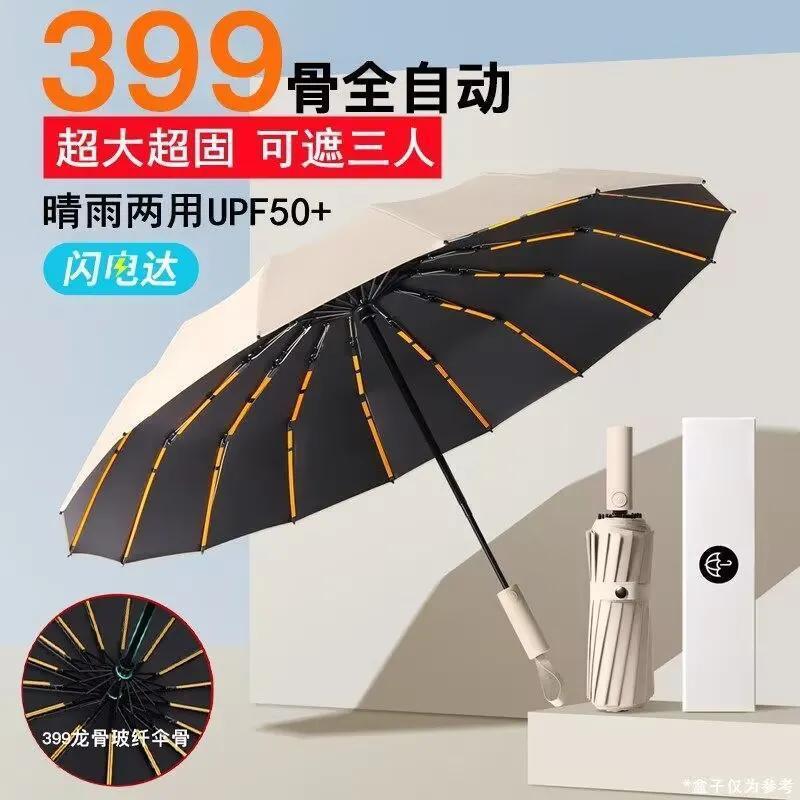 480骨自动抗风暴雨伞加大加厚加固折叠超大雨伞男士晴雨两用伞女|undefined