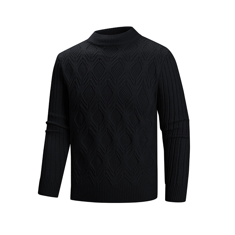 Korean-Inspired Knit Cardigan – Men's Oversized Twist Stitch Sweater (White/Black/Khaki/Blue, M-3XL)_viptrois.com