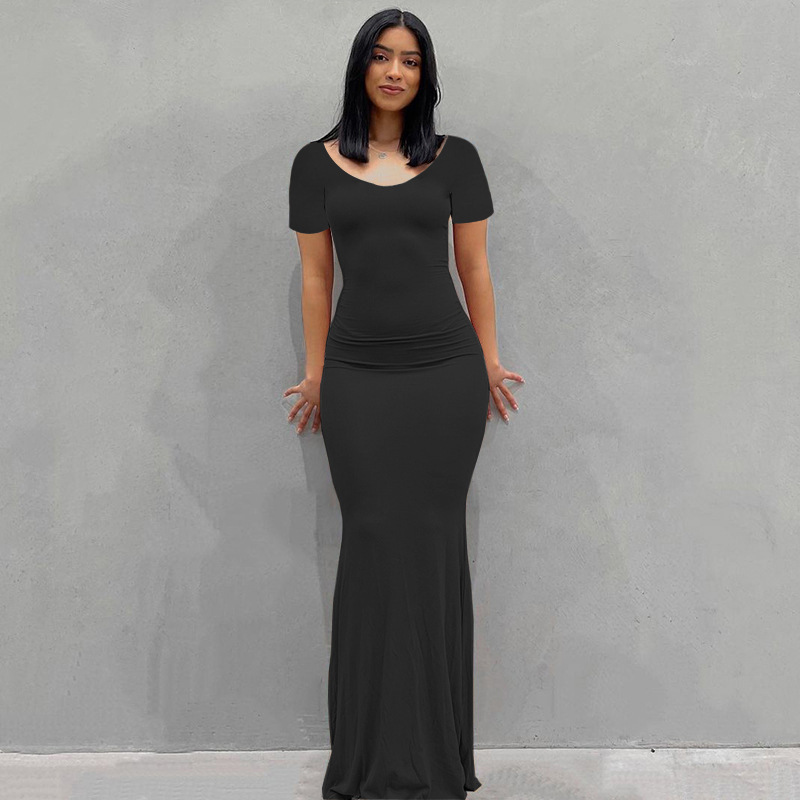 Europa y América transfronteriza nueva Kardashian desnata mono de las mujeres Vestido largo de comercio exterior casual SLIM-Fit de manga larga mono de casa image 28