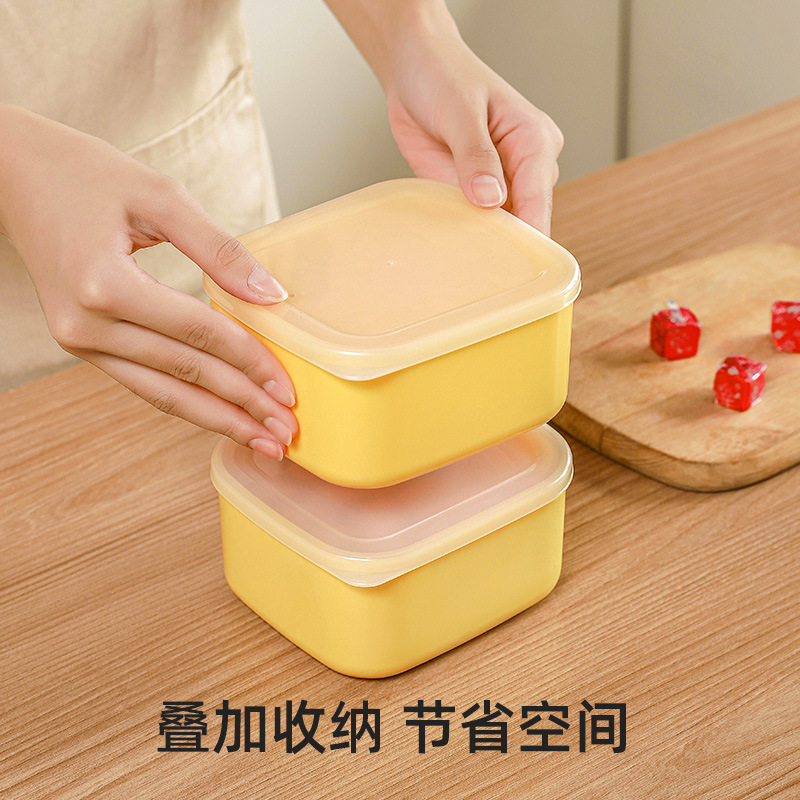 チーズのタッパー冷蔵庫の分類収納ケース|undefined