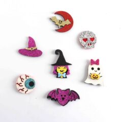 国境を越えたハロウィーンdiyアクセサリーハロウィーンカボチャコウモリ幽霊装飾材料子供ヘアピン部品