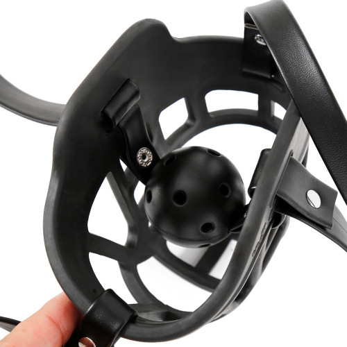 Sex toys role-playing dog muzzles for men and women, anti-biting sex training pet anti-screaming muzzles, muzzles