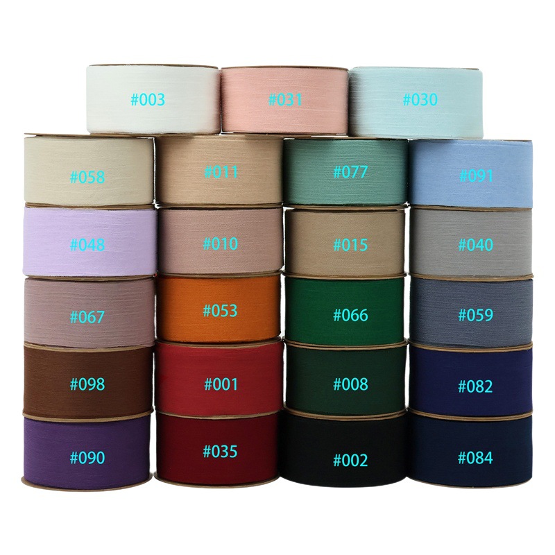 En stock suministro cifrado cinta de nieve cinta de gasa ramo de boda cinta de regalo caja de embalaje cinta DIY hecho a mano