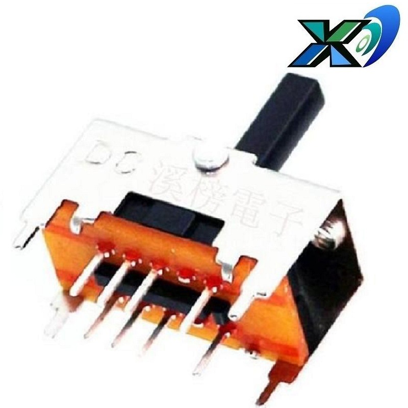 厂销摇杆三档拨动开关 摇摆三位滑动开关 摇臂3档拨动开关3段2P3T