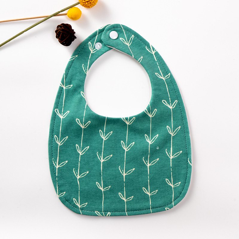 Bebé en forma de U de algodón babero recién nacido impermeable escupir leche saliva Toalla de algodón super suave ajustable babero Otoño e Invierno