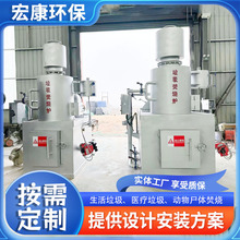 工业废旧塑料橡胶轮胎 废旧线缆工厂下脚料焚烧炉固废热解气化炉