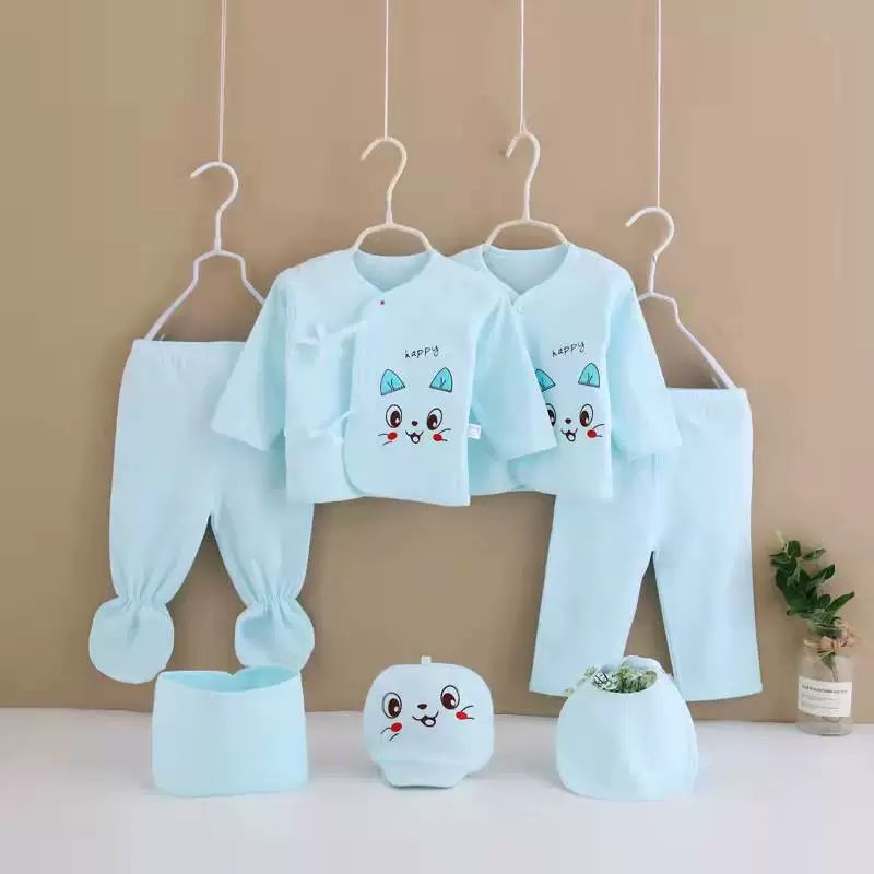 Plastic children's set for new born, sweater, combed cotton