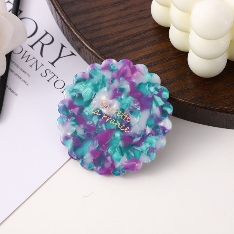 レトロな酢酸の鏡の太陽の花の携帯の小さい円の鏡は小さくて化粧の鏡を整えて小さな鏡を持って卸売りします。|undefined