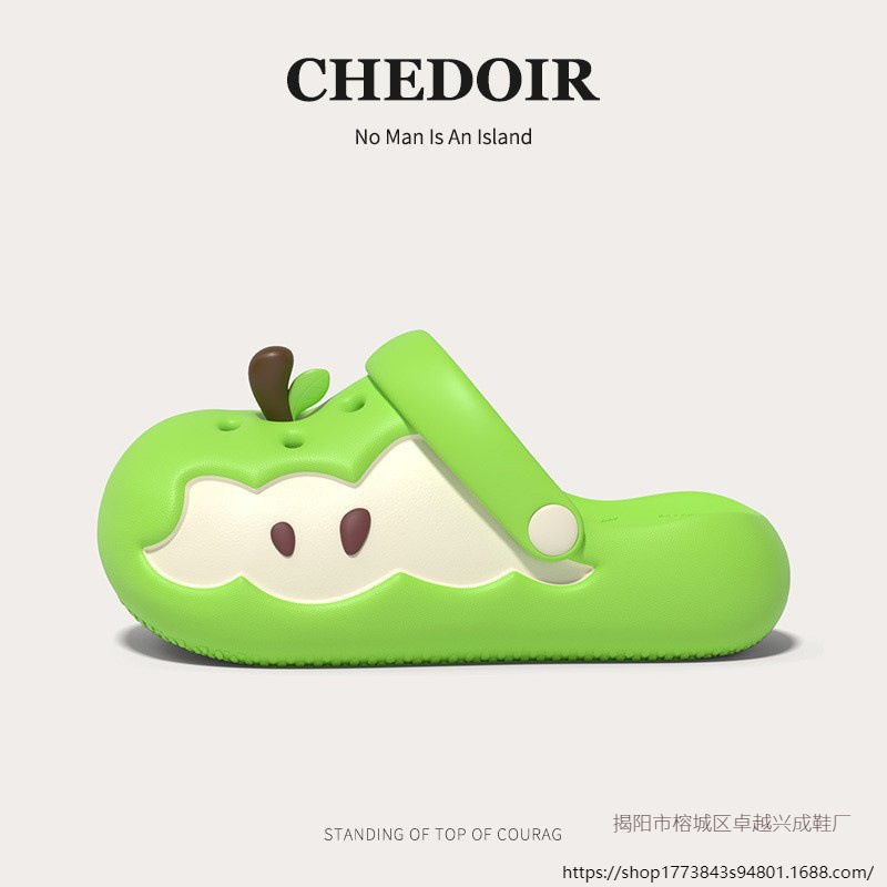 Super Popular Cross-Border Super Cute Little Apple Clogs for Women, Lightweight Non-Slip Eva Cartoon Casual Closed-Toe Sandals for Summer Super Popular Cross-Border Super Cute Little Apple Clogs for Women, Lightweight Non-Slip Eva Cartoon Casual Closed-Toe Sandals for Summer