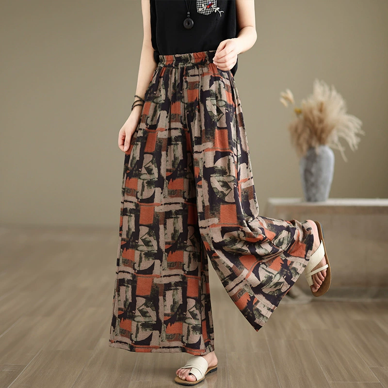Retro trousers for leisure, autumn