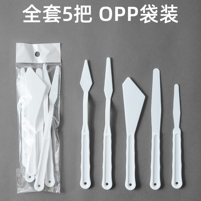 Pintura al óleo transfronteriza raspador de plástico, pintura, pintura, pintura de gouache acrílico, pintura, raspador