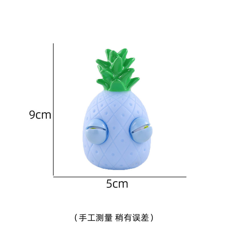 Transfronterizo caliente-venta llamativo gusano vegetal pellizco música descompresión juguete squeeze ojo-soplado creativo ventilación descompresión artefacto fábrica al por mayor