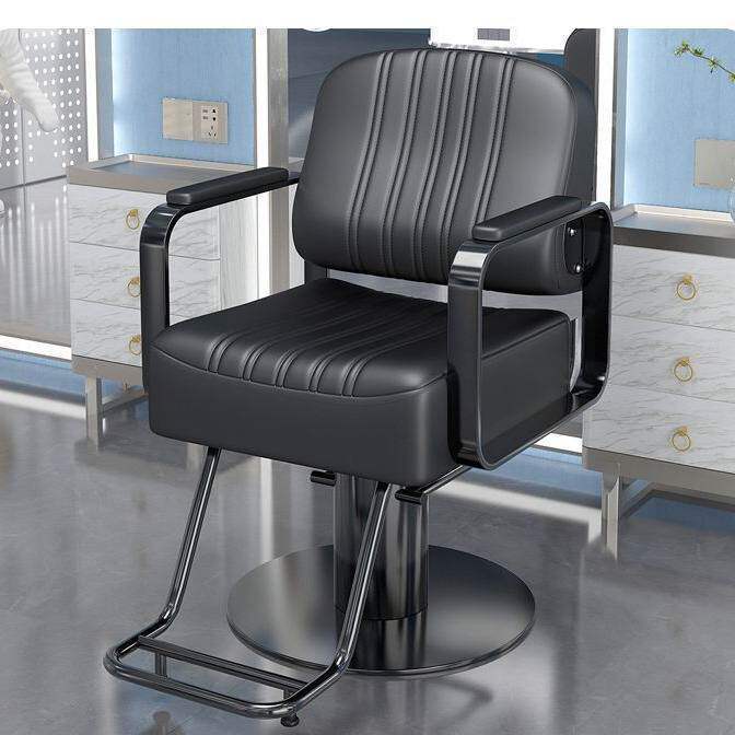 Silla de barbería red red de barbería de marea roja silla de corte de pelo salón de peluquería especial silla de corte de pelo elevable asiento de caída silla de barbería