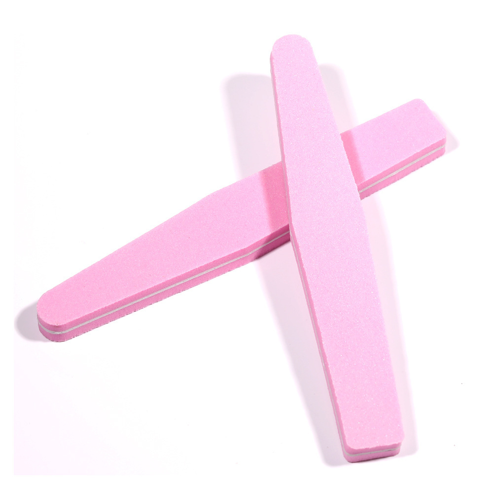 Tira de pulido de uñas de doble cara tira de frustración gruesa manicura esponja de diamante herramienta de frotamiento de uñas accesorios fábrica al por mayor