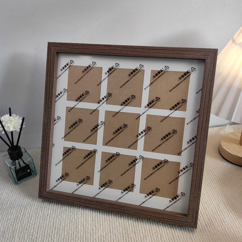 Nine-Square Grids Photo Frame DIY Photo Wooden Chinese Oil Painting Frame Literary Retro Creative Photo Couple Table Wholesale Nine-Square Grids Photo Frame DIY Photo Wooden Chinese Oil Painting Frame Literary Retro Creative Photo Couple Table Wholesale