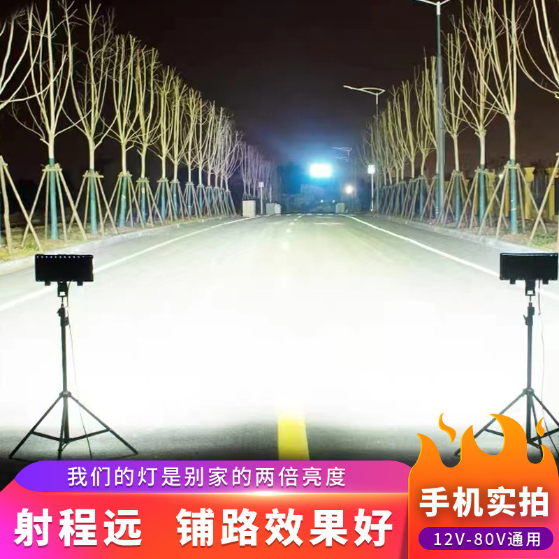 车灯led强光超亮远近光12V-80V电动车拖拉机大灯强光超亮四轮车灯|undefined