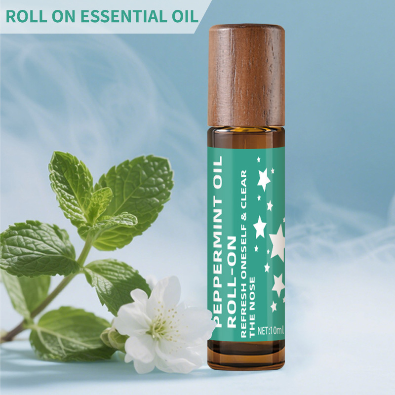 Cross-Border Hook-Type Car Diffuser with Refreshing Mint Essential Oil, Citronella Mosquito Repellent, Household Children's Essential Oil Rollerball