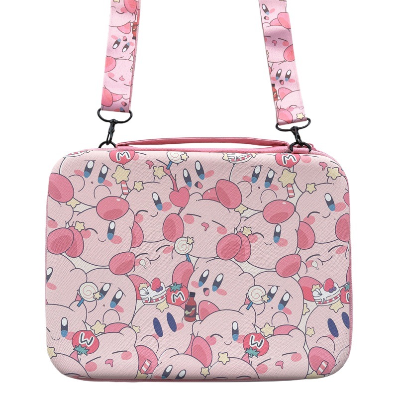 Ipadpro 11inch Tablet Keyboard Hard Shell Integrated Storage Portable Protective Case Crossbody Lanyard Cartoon Storage Bag