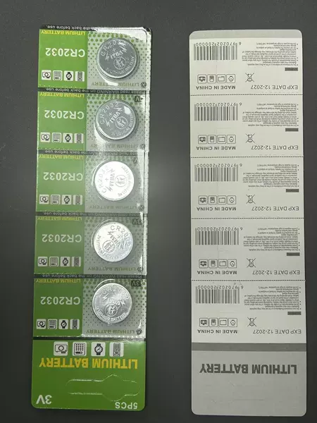 Battery, 5 pieces
