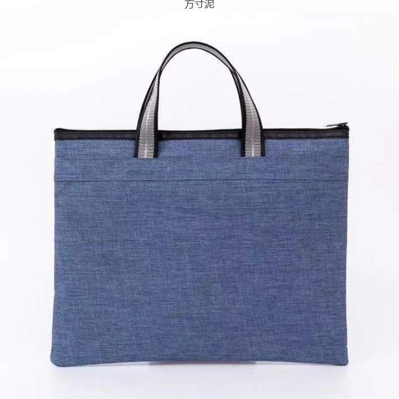 휴대용 서류 가방 대용량 옥스포드 캔버스 가방 지퍼 컨퍼런스 파일 가방 서류 가방 서류 가방 원피스 도매