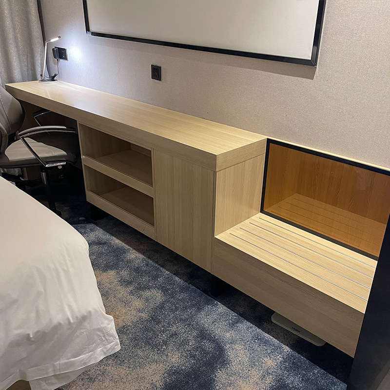 Hotel Apartment Guest Room Computer Desk Luggage Rack Rental House Homestay Integrated High and Low Tv Cabinet Batch Gω