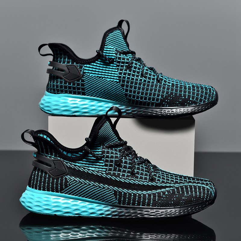 男鞋2024新款春季網面椰子運動鞋百搭潮流大碼黑色老爹鞋防滑夏季