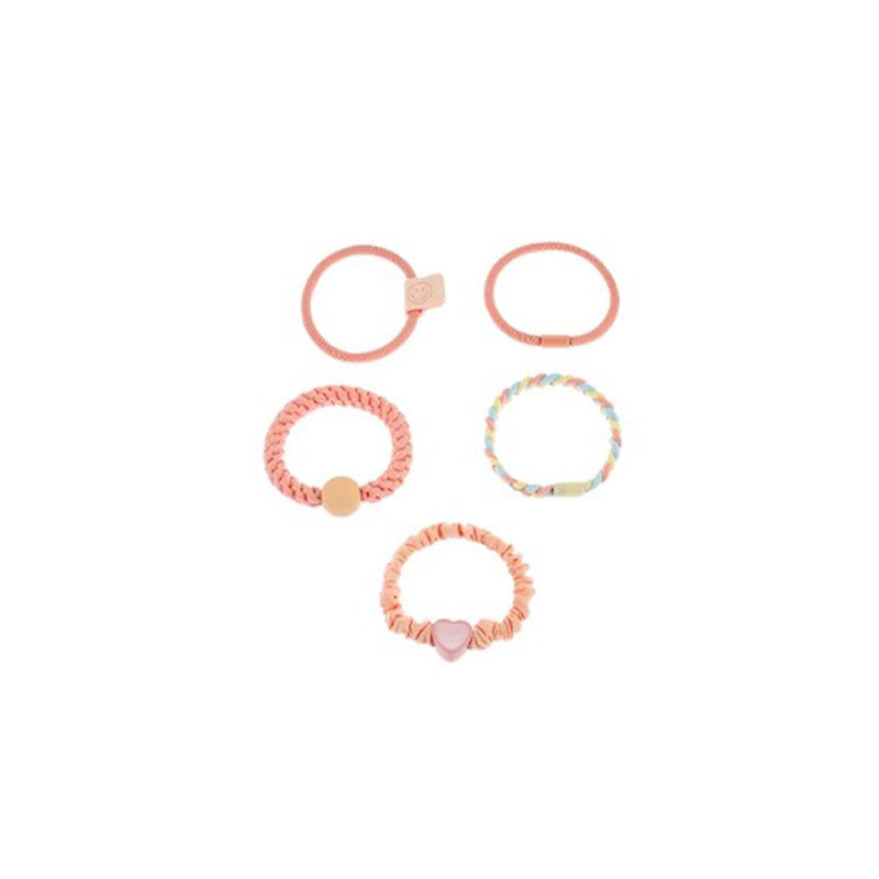Anillo de cabello de color para niños de alta elasticidad y correa de goma duradera para niñas atadas cuerdas de cabello para niñas no lastimas adornos de cabello para cabello