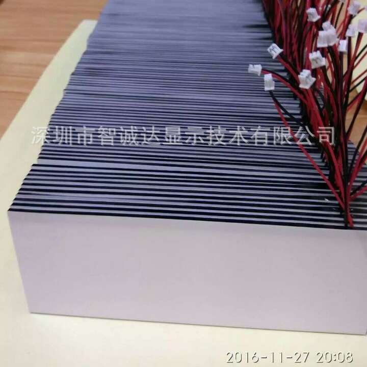 生产白色大尺寸背光板带端子线背光源