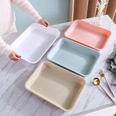 トランペット長方形トレイ幼稚園プラスチック玩具収納皿火鍋店料理皿パンメーカー