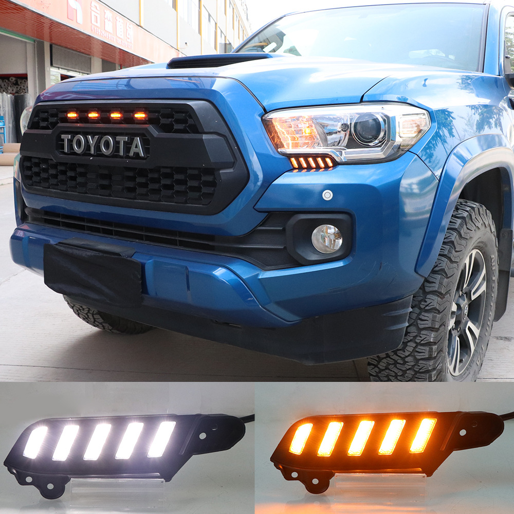 OKEEN is suitable for 2016-20 Toyota Tacuma daytime running lights with two-color streamer steering daytime running lights