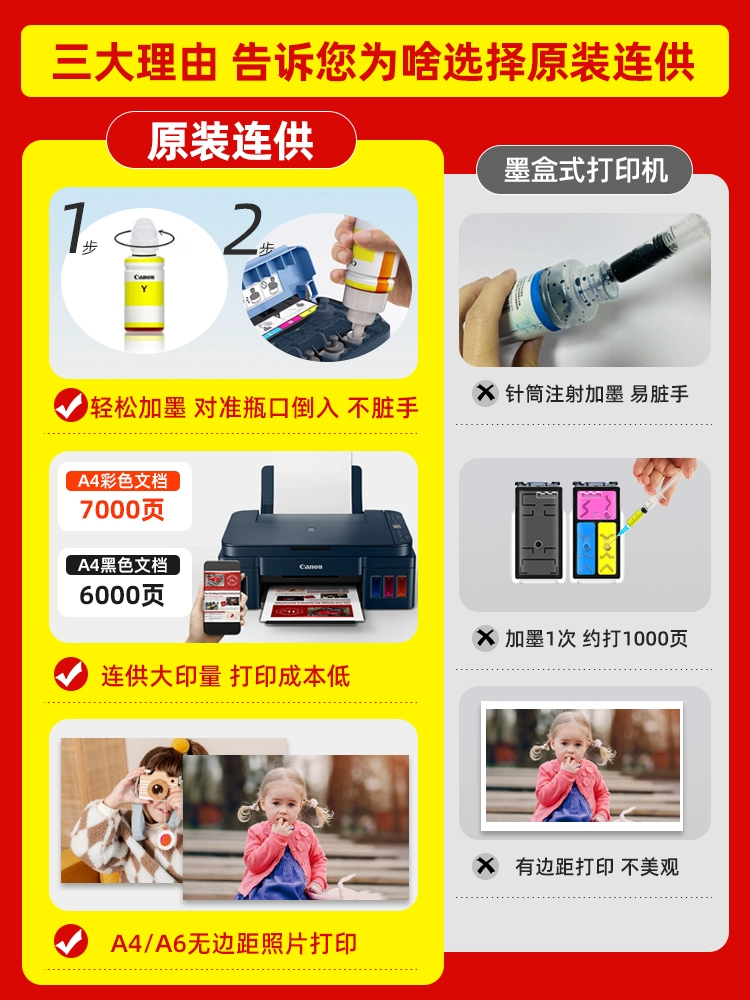 Canon, genuine printer, G3811