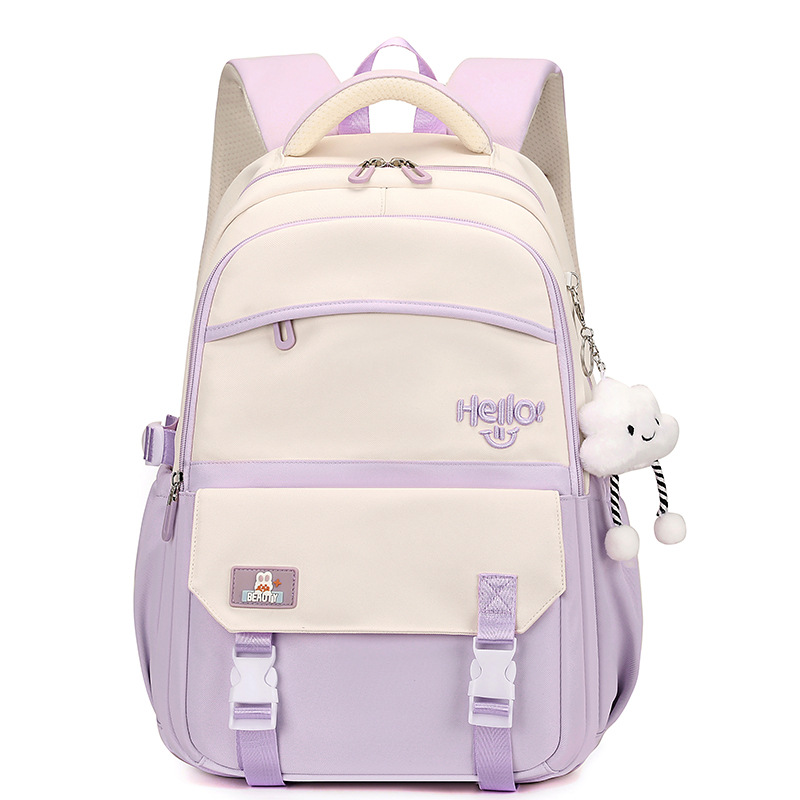 Mochila de estudiante, escuela secundaria, escuela primaria, nueva mochila casual para mujer, bolsa de viaje al aire libre coreana, simple y de gran capacidad