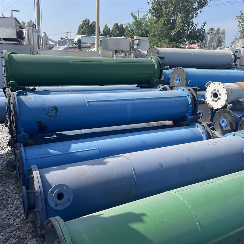 收购二手石墨冷凝器  化工真空冷却设备 二手工业冷凝器