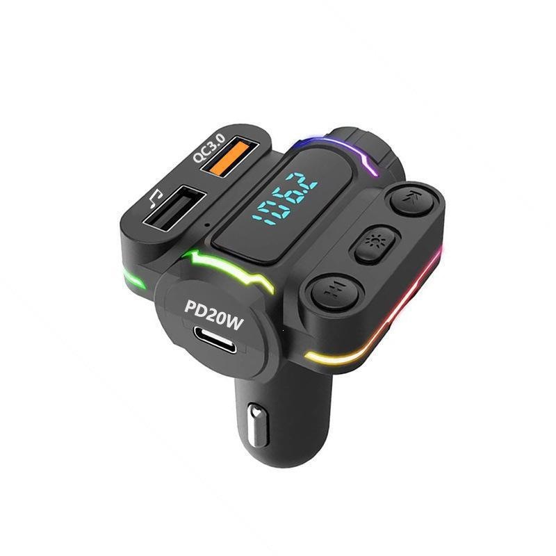 P7 Car MP3 Player Bluetooth Hands-Free Calling USB Flash Drive Type Cigarette Lighter Car FM Transmitter