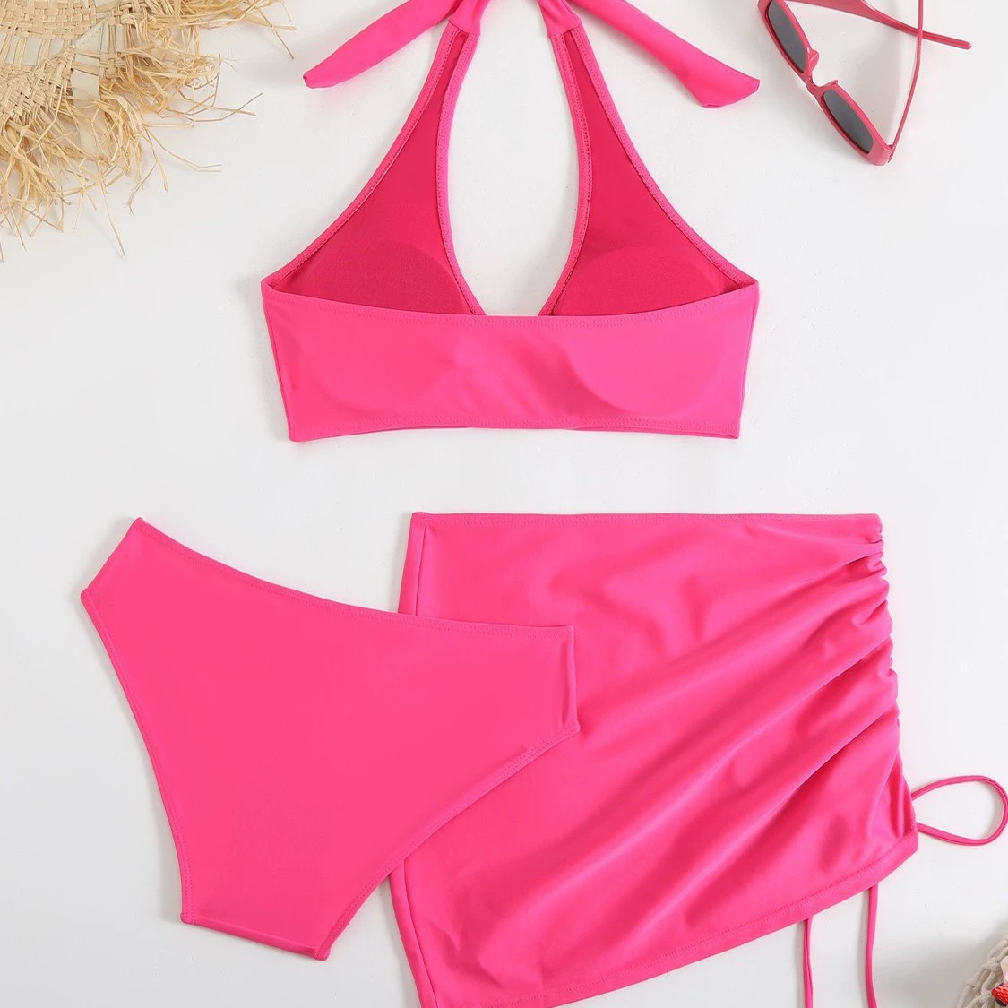 Solid sexy belt, swimwear, Amazon, high waist